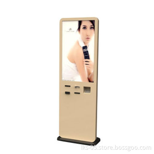 Prepaid Phone Card Top-up Kiosk with 47-inch Touchscreen and Credit Card Reader Function